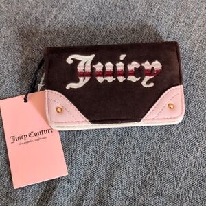 Juicy Couture Pink/Brown Bifold Wallet